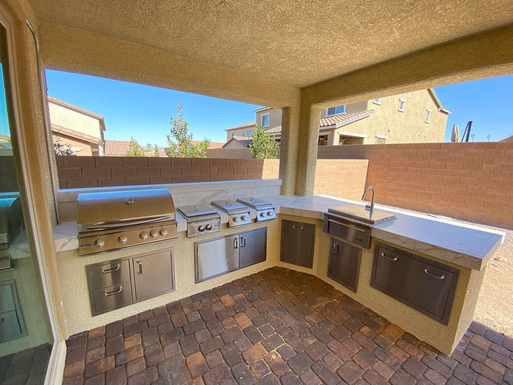 An Ultimate Outdoor Kitchen for Desert Vibes in Henderson, NV