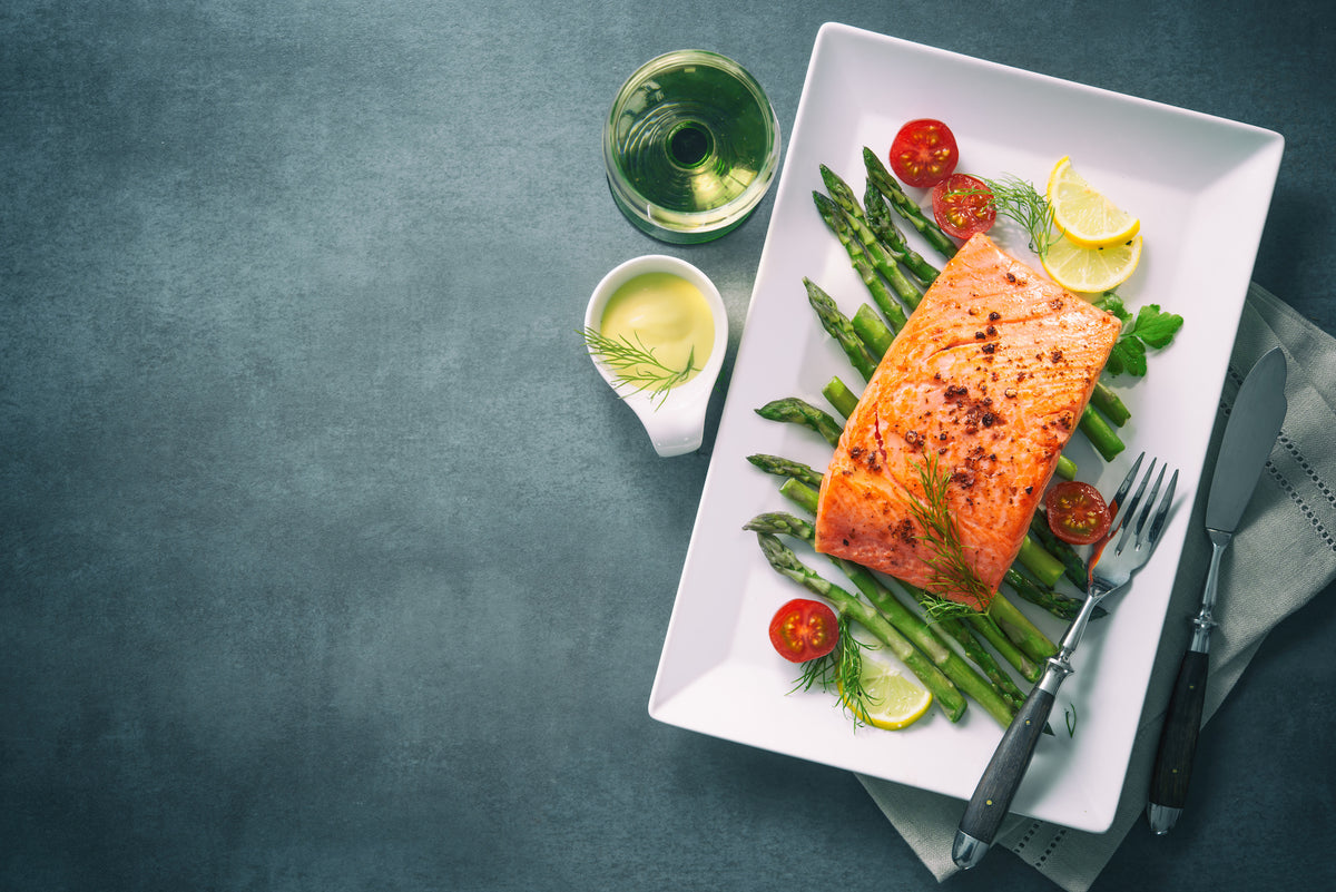 Salmon with Green Goddess Dressing