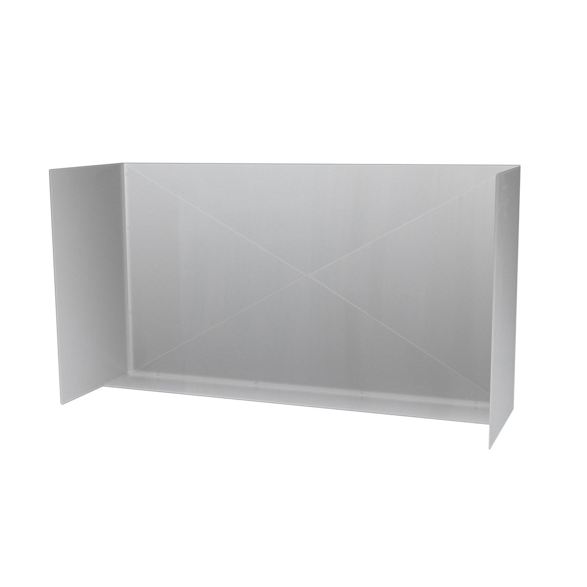 48" Stainless Steel Wind Guard