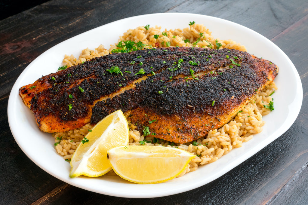 Father’s Day Grilled Blackened Red Snapper