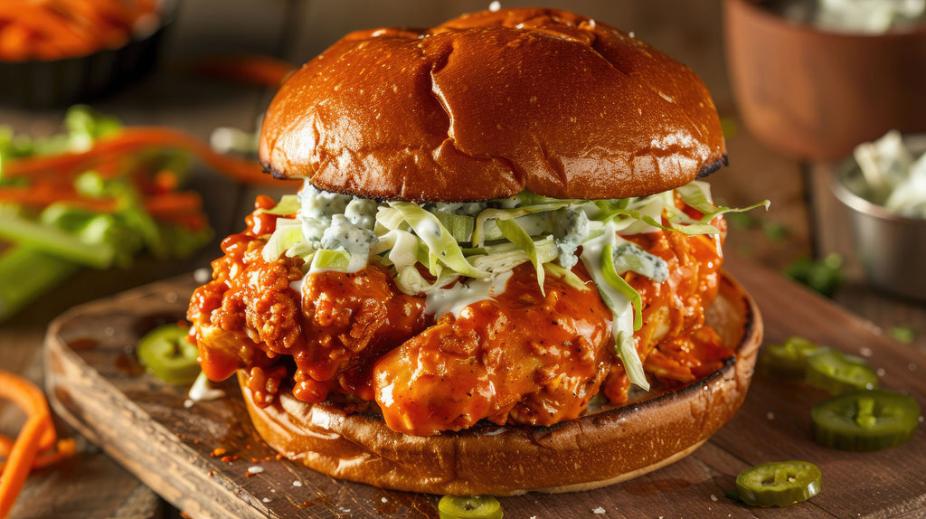 Grilled Buffalo Chicken Sandwiches – Game Day Grilling Series