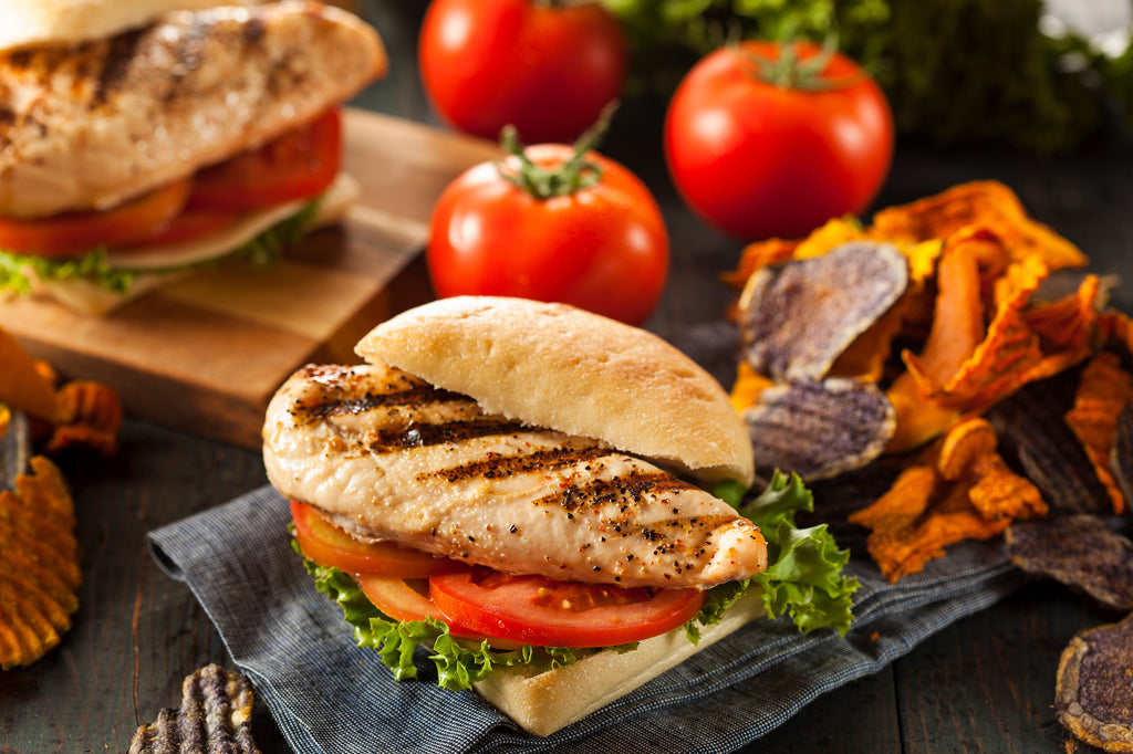 Grilled Chicken, Tomato, and Onion Sandwiches – Game Day Grilling Series