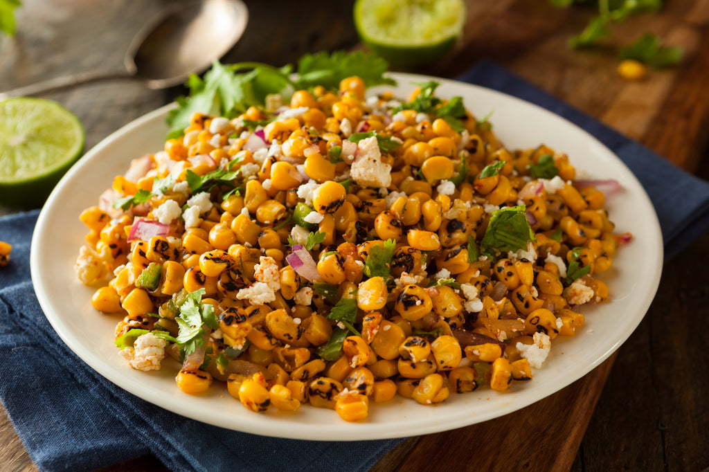 Grilled Corn and Poblano Chile Salad - Sizzling Summer Series