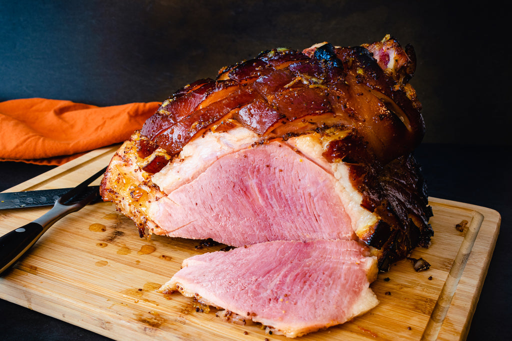 Grilled Easter Ham with Cola Glaze - The Springtime Grilling Series