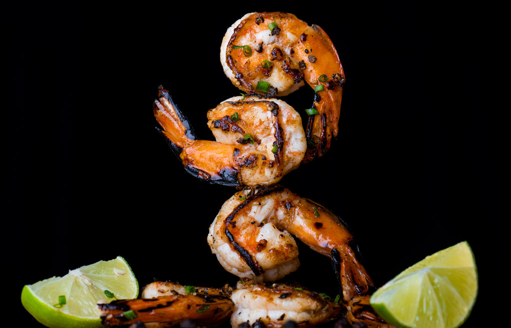 Grilled Garlic and Black Pepper Shrimp - Memorial Day is Grilling Day!