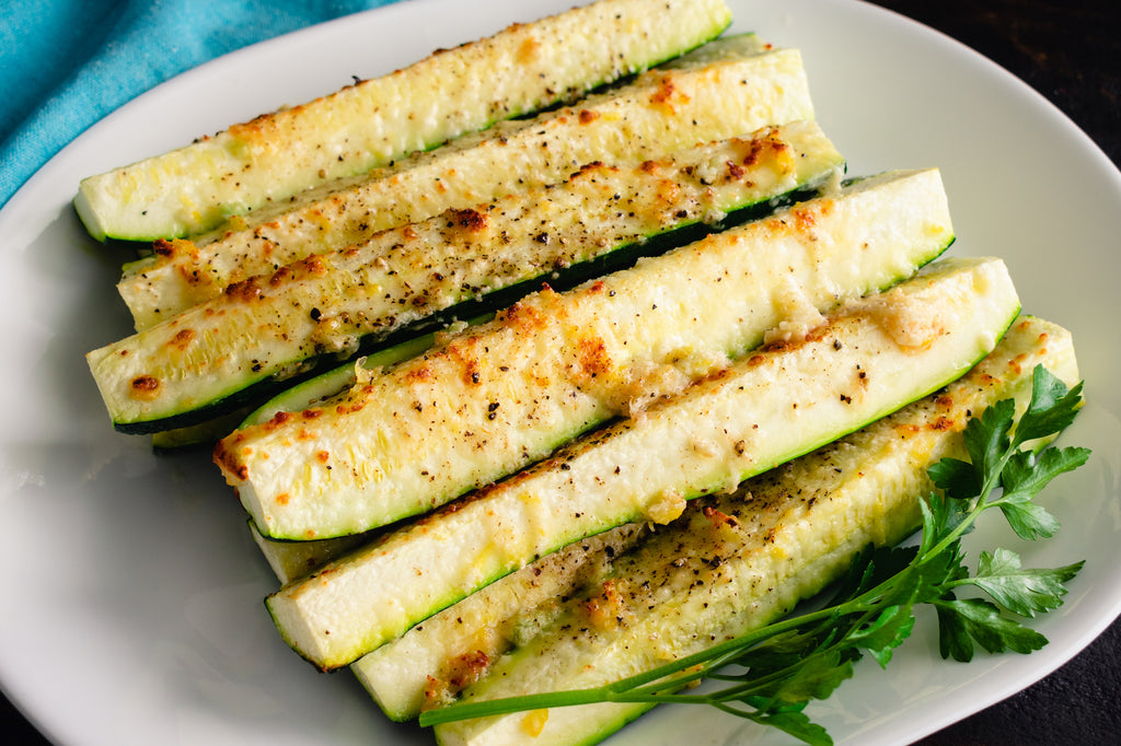 Grilled Garlic Parmesan Zucchini - Sizzling Summer Series