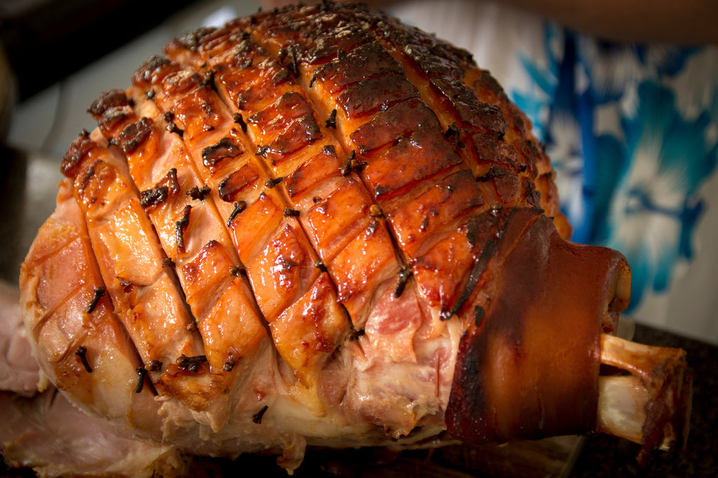 Grilled Holiday Honey Ham - A Very Merry Grilled Christmas