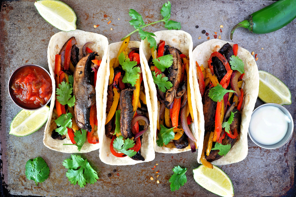 Grilled Vegetable Portobello Mushroom Tacos - Terrific Grilled Taco Series