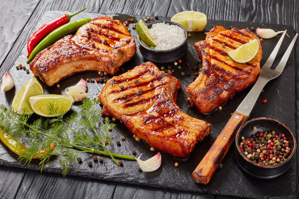 July 4th Saucy Kansas City-Style Pork Chops