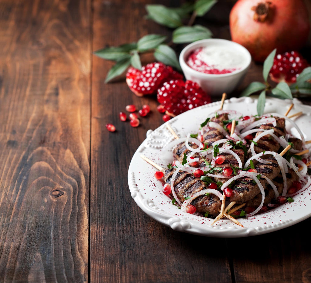 New Year’s Lamb and Pomegranate Skewers