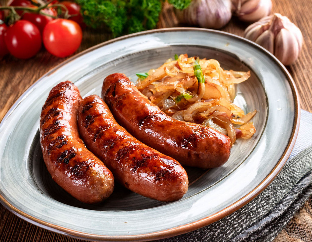 Sausages with Grilled-Onion Chowchow – Game Day Grilling Series