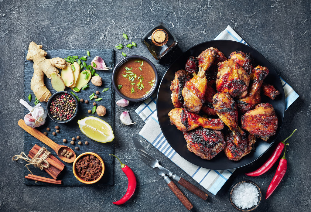 Sweet Potato Zoodles with Jerk Chicken – The Springtime Grilling Series