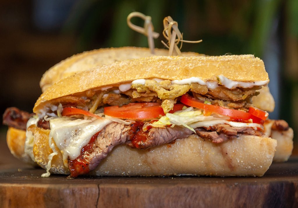 Tri Tip and Caramelized Onion Sandwiches with Mustard Aioli – Super Bowl Grilling Series