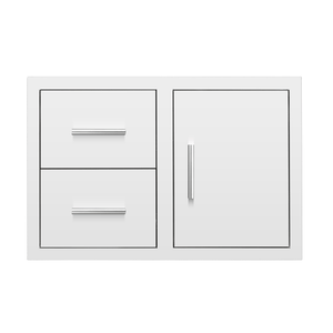 33"  2-Drawer & Access Door Combo