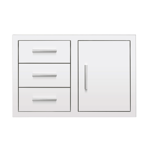 33" 3-Drawer & Access Door Combo