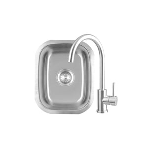 19"  Undermount Sink & 360º Hot/Cold Faucet