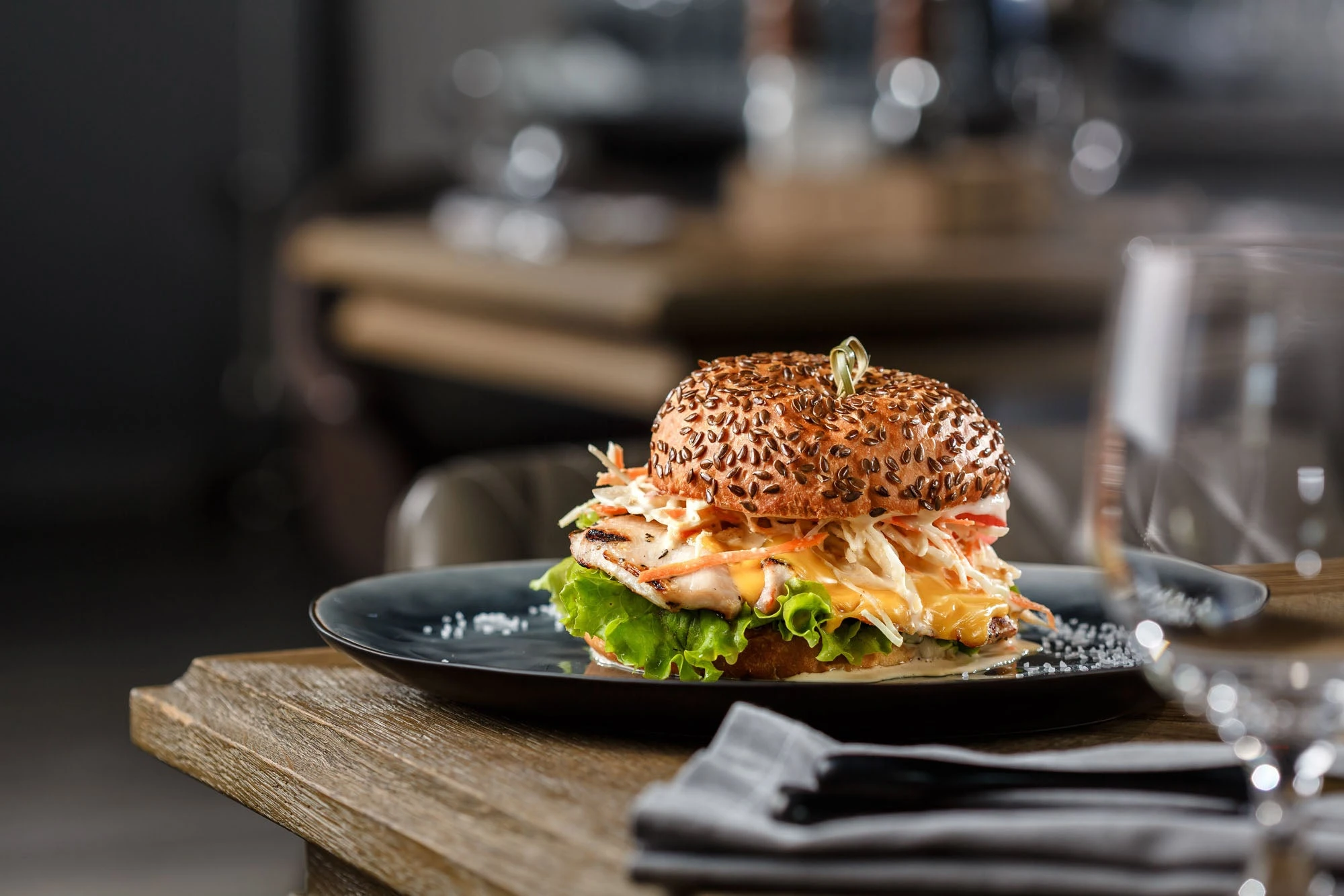 Baja Chicken Slaw Sliders