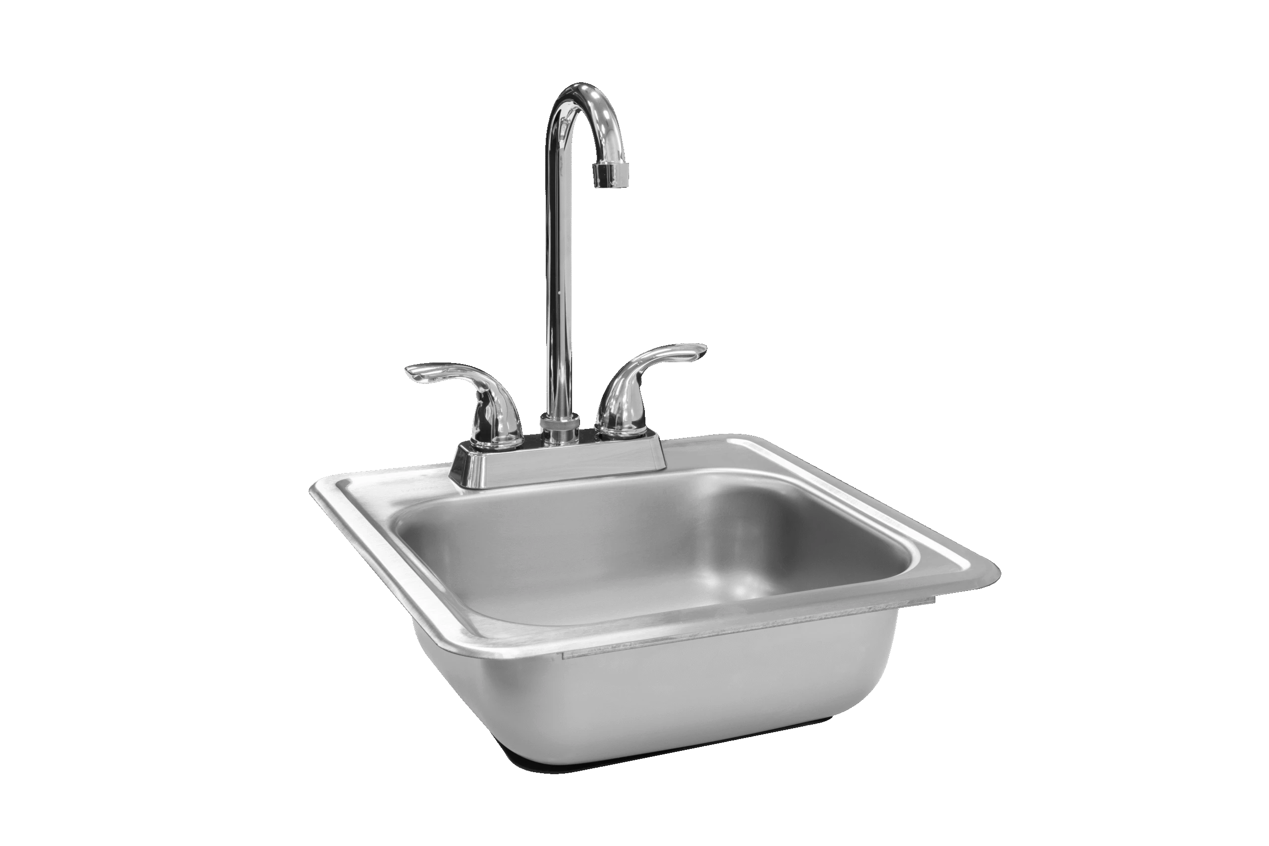 15 inch drop in sink with faucet from summerset grills