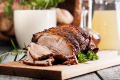 Bourbon Rotisserie Pork Roast