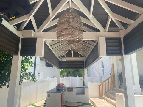 Create Your Own Backyard Oasis with a Custom Pavilion and Outdoor Kitchen