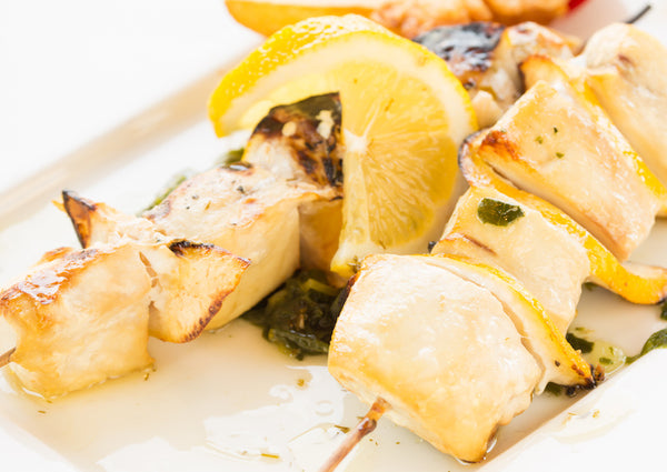 Gremolata Swordfish Skewers