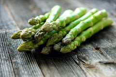 Grilled Asparagus Plate with Cilantro Pepita Pesto