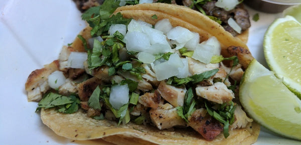Grilled Pork and Onion Tacos