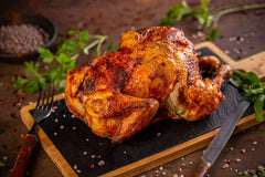 Italian Herb Rotisserie Chicken with Sweetened Balsamic Glaze