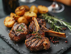 Marinated Lamb Chops - A Very Merry Grilled Christmas