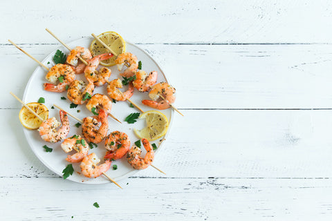 Pesto Shrimp Skewers