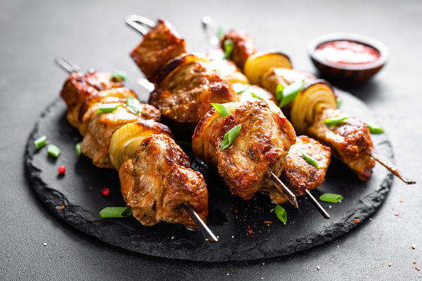 11| Pork and Onion Kabobs