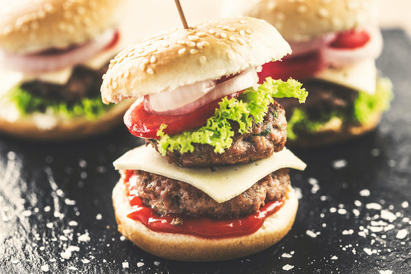 Smashed Double Cheeseburger Sliders - Super Bowl Grilling Series