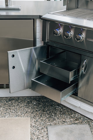 Built-in storage options from Summerset Grills