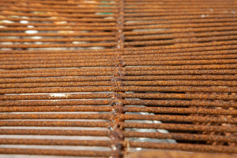 Rusty grates that need to be replaced