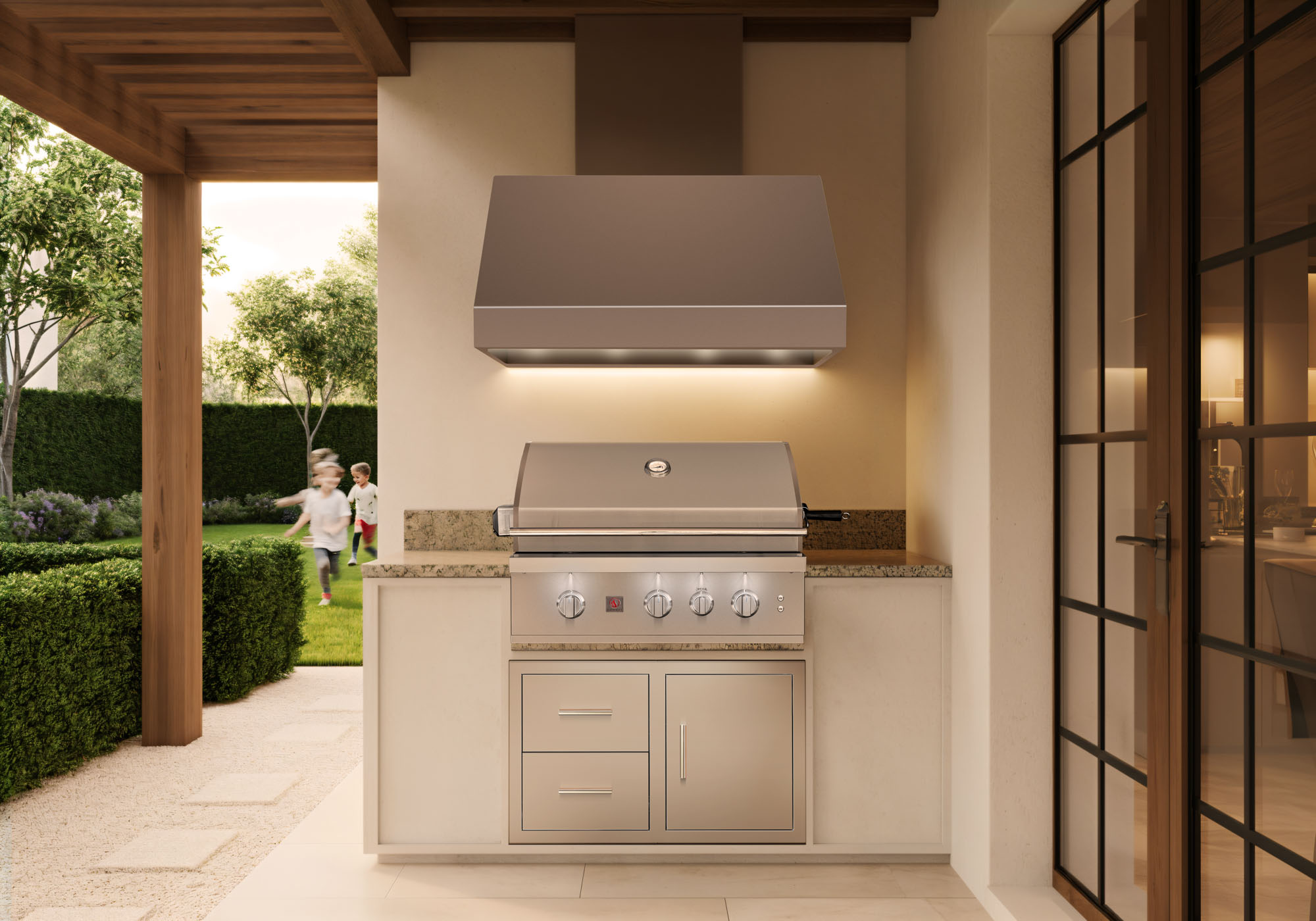 Outdoor Vent Hoods Bring Fresh Air, Safety & Gourmet Style