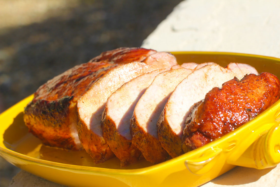 Triple-Apple Smoked Pork Loin