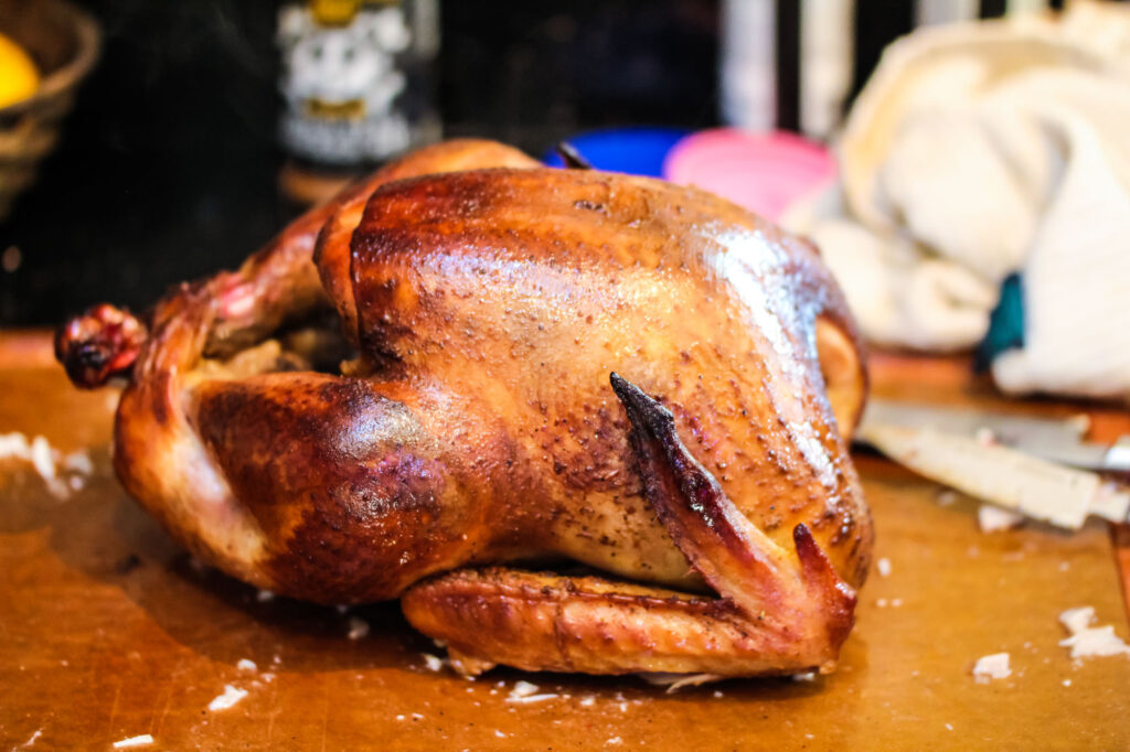 Smoked Butter-Basted Turkey
