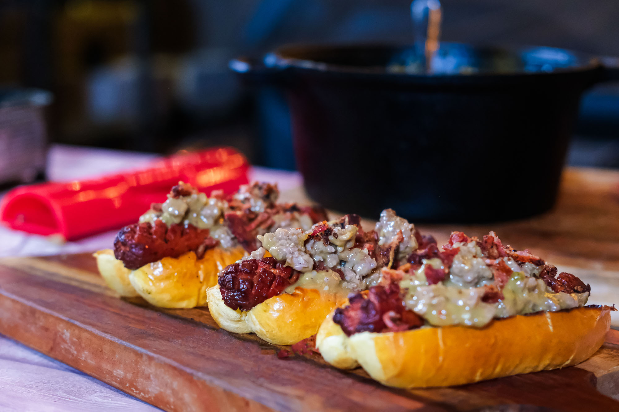 Country Gravy Breakfast Dogs