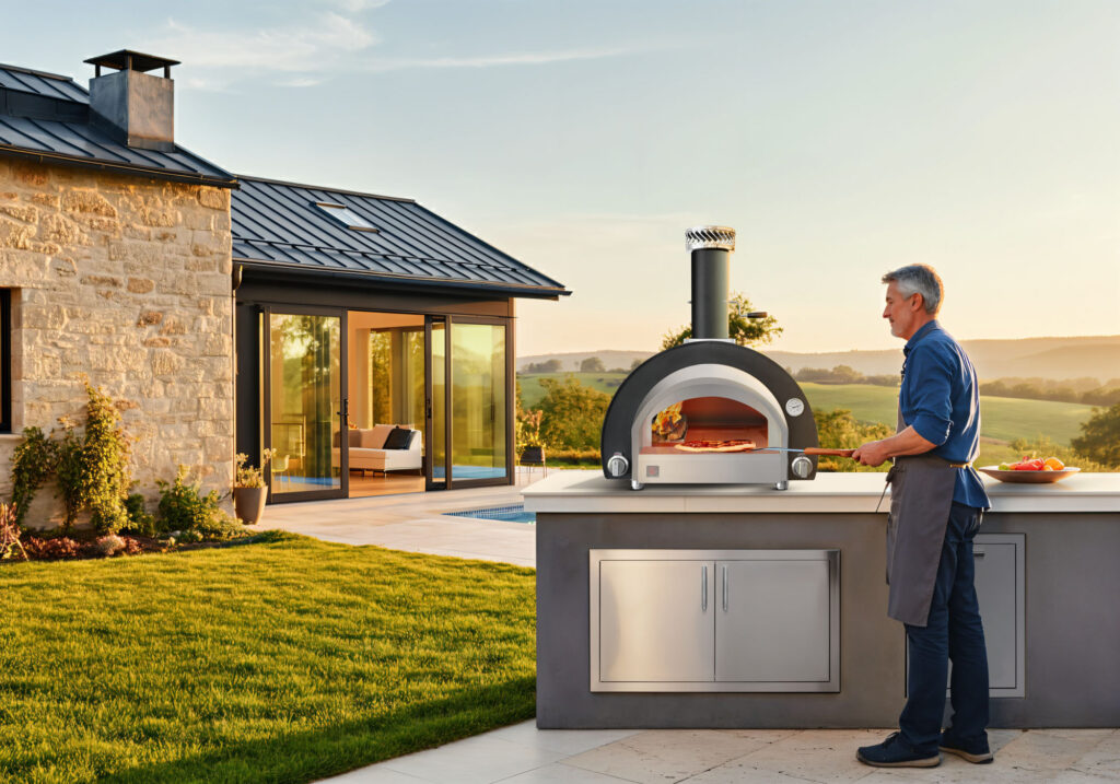 The Hybrid Outdoor Pizza Oven: Wood-Fired Flavor with Control